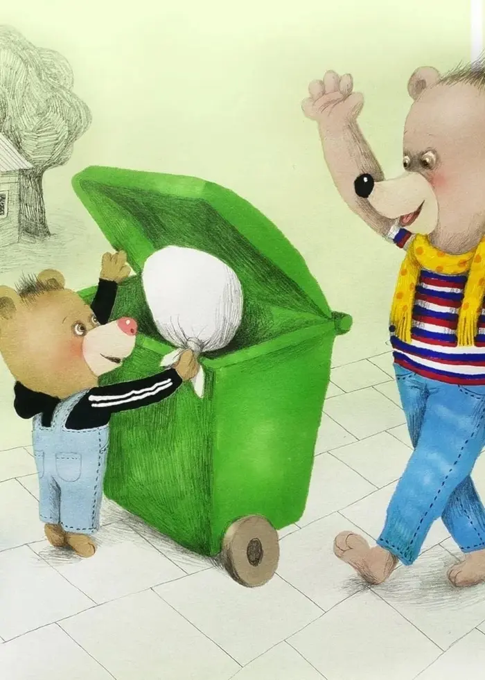 Barilas o Nalle? Foto: Illustration: Lotta Geffenblad