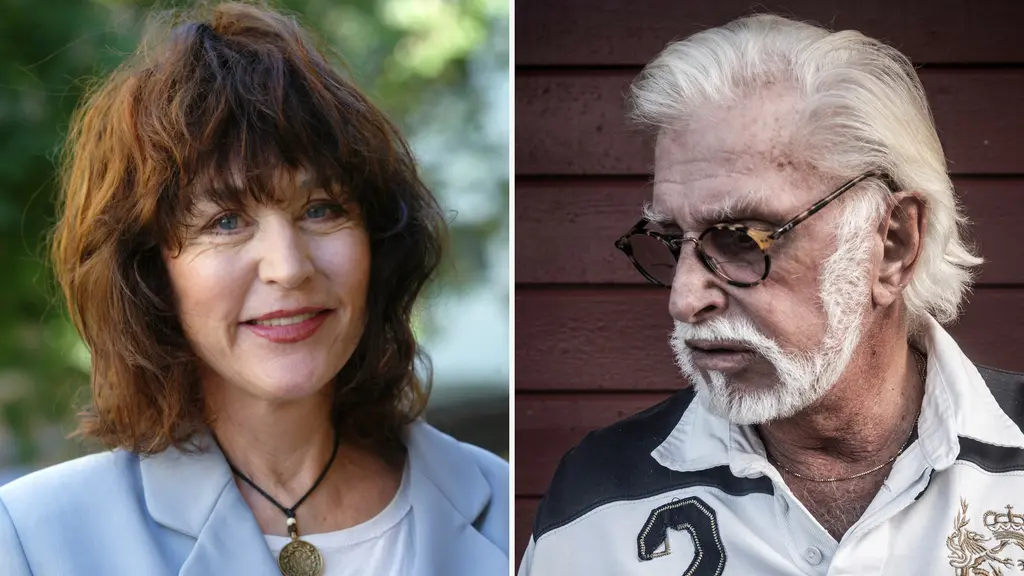 Skådespelarna Birgitta Andersson och Ulf Brunnberg