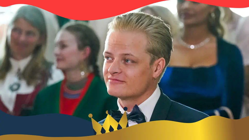 Marius Borg Høiby i kostym på en middag.