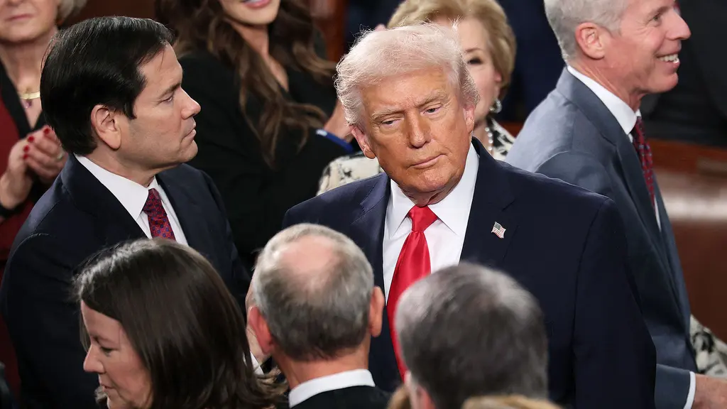 Donald Trump i kongressen.