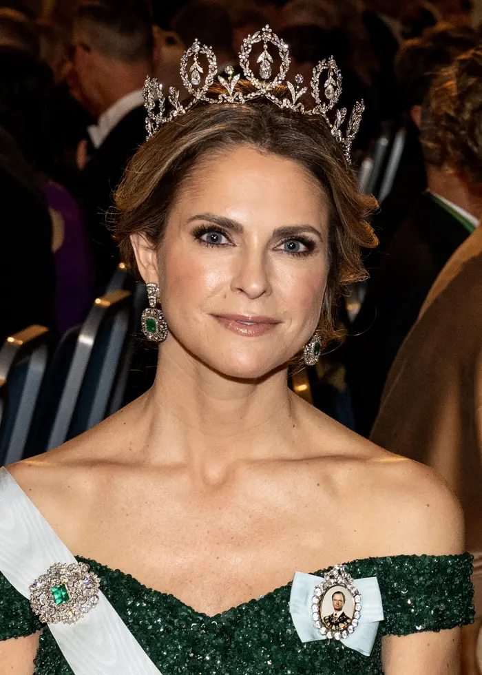 Prinsessan Madeleine under Nobelbanketten 2024.