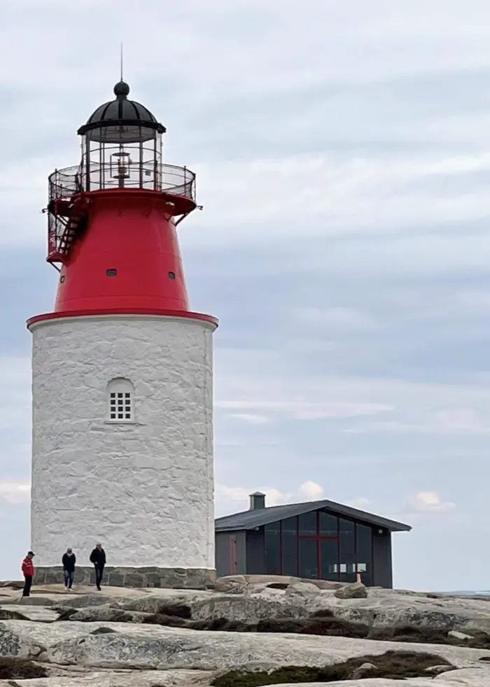Hållö fyr strax utanför Smögen i Bohuslän.