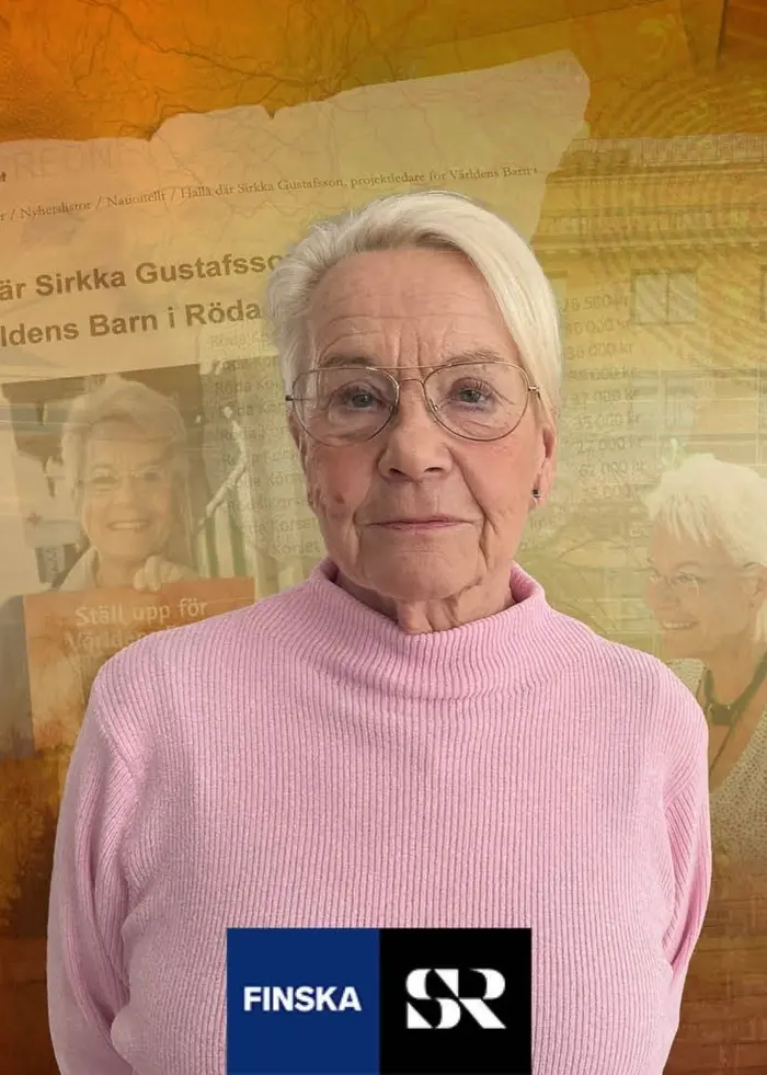 Sirkka Gustafsson börjar sin resa på Svenska Röda Korset redan 1993, då som volontär på hennes lokala mötesplats. Senare börjar Sirkka jobba på Röda Korsets huvudkontor i Stockholm bl a som administratör. Hon blir den första på Röda Korset som börjar misstänka några konstiga fakturor och att kommunikationschefen Johan af Donner håller på med skumma affärer. 2009 avslöjas det att Johan af Donner förskingrat nästan 8 miljoner kronor från Röda Korset och sin tidigare arbetsgivare Cancerfonden.