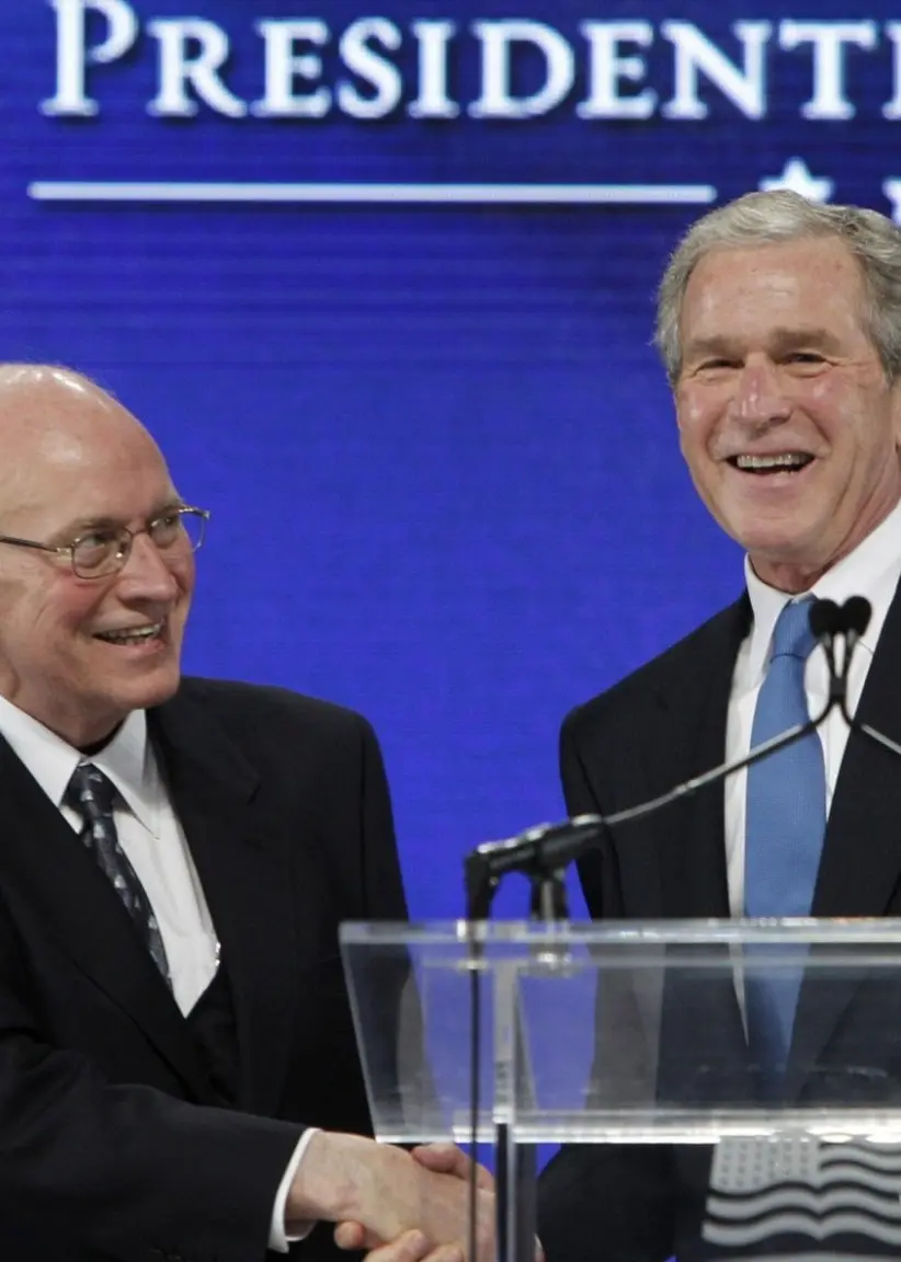 Dick Cheney och George W Bush
