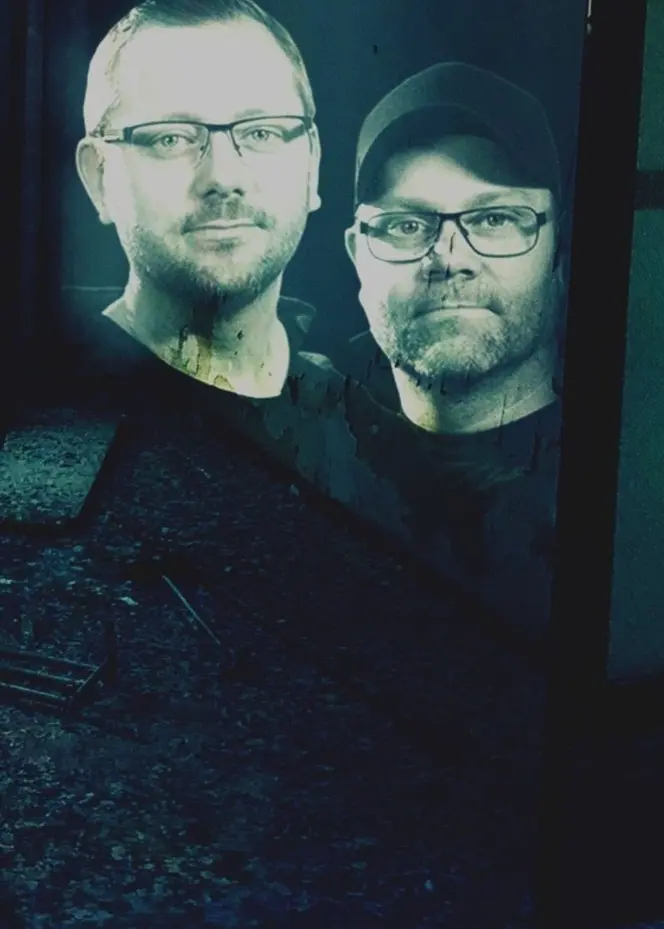 Tony Martinsson och Niclas Laaksonen, spökjägare.