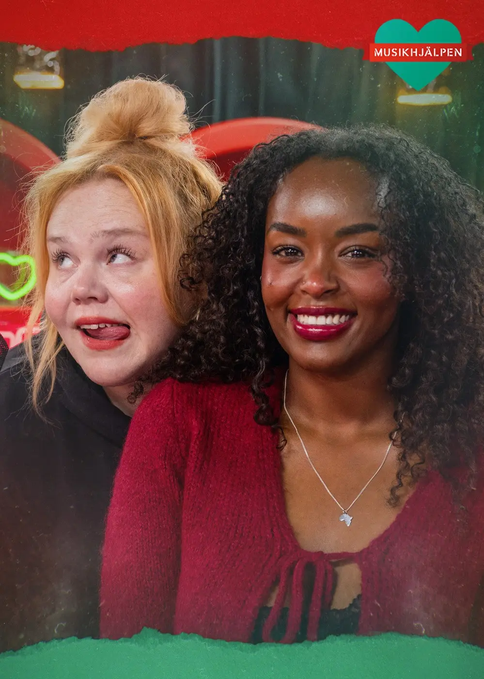 Assia Dahir och Linnea Wikblad