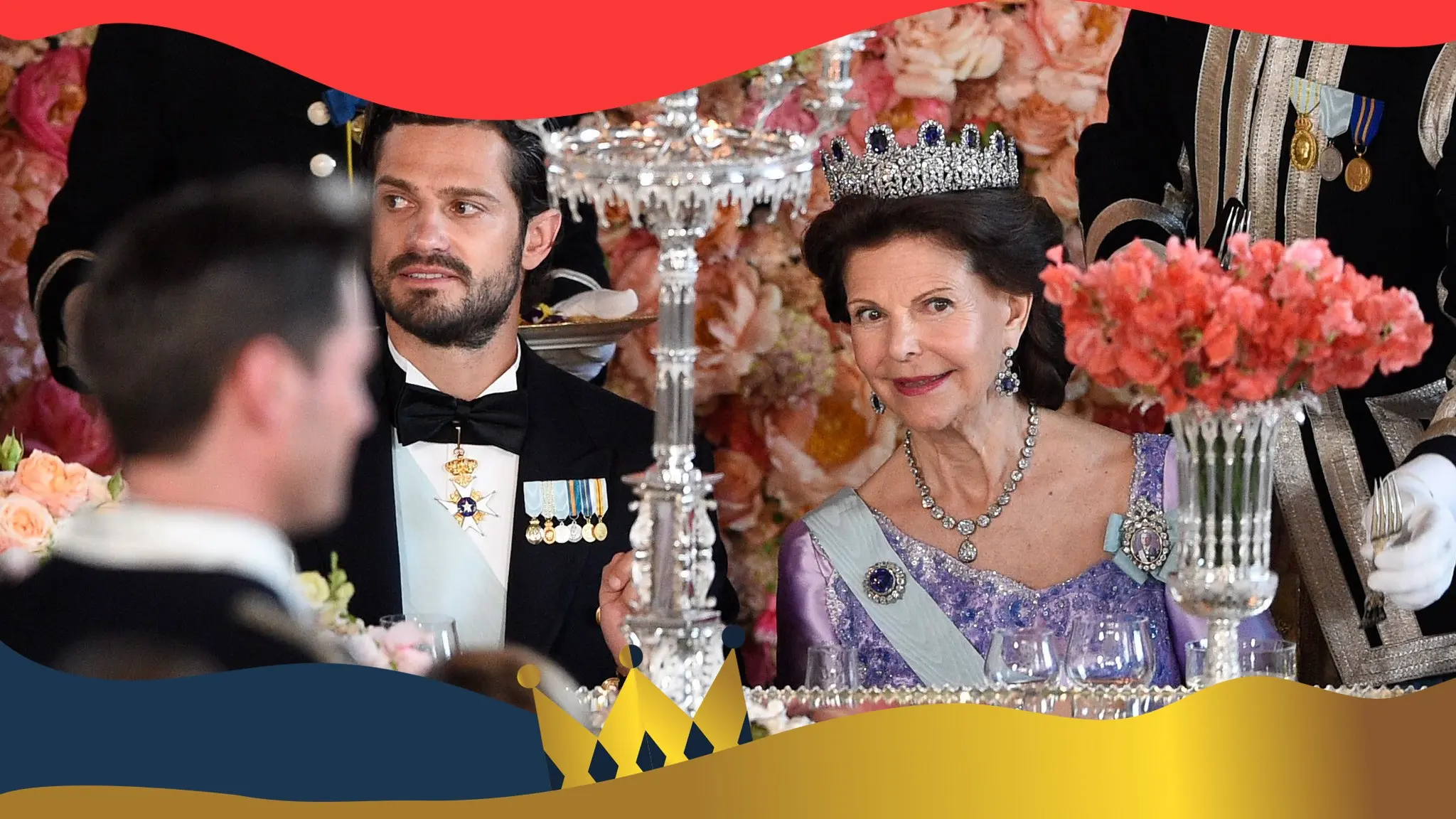 Prins Carl Philip och drottning Silvia