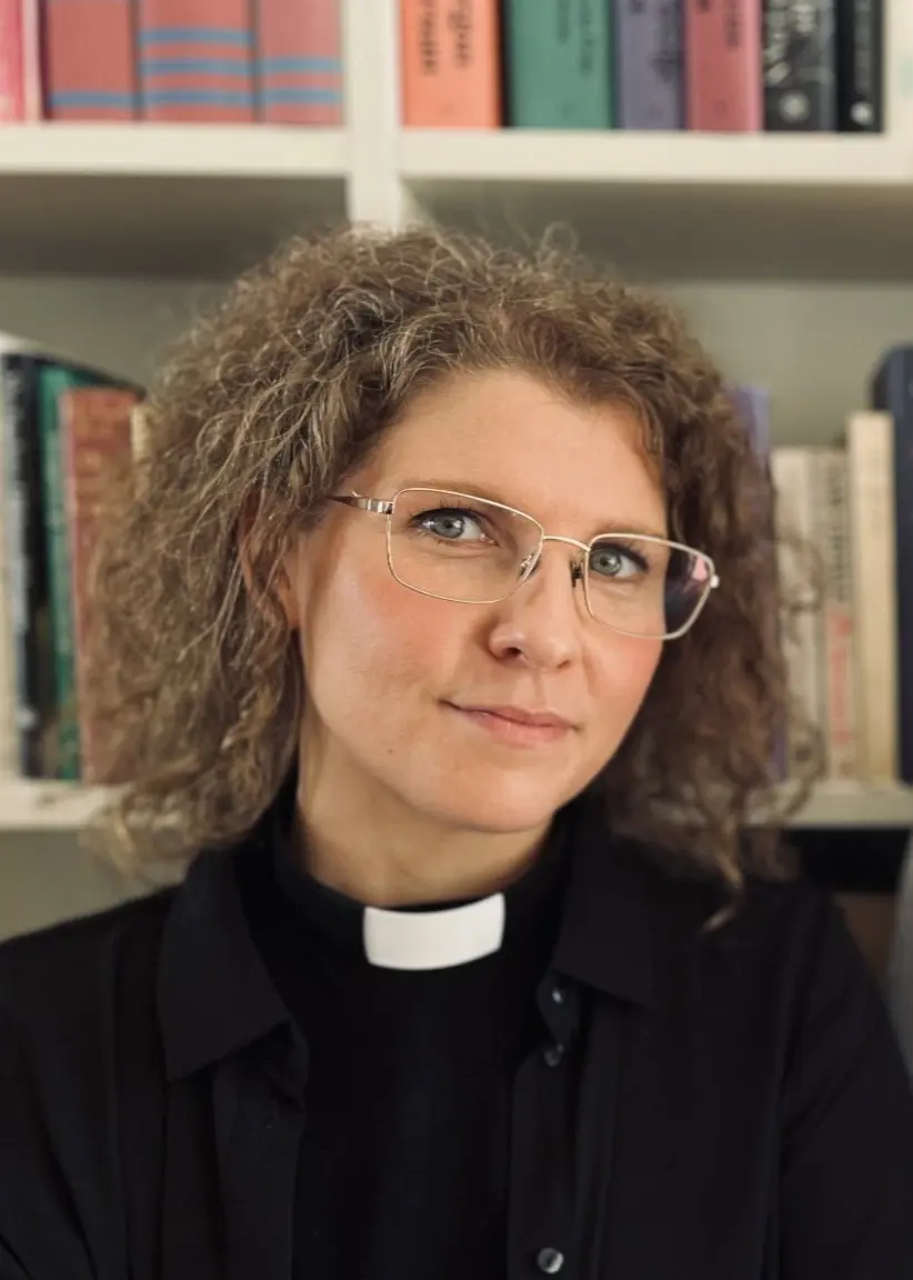 Prästen Emma Audas och pastorn Fredrik Lignell. 