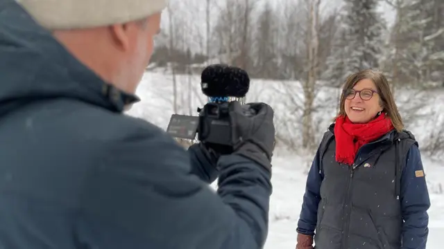 Mattias Löw ja Gun Olofsson.