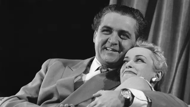 Skådespelarna Stig Järrel och Annalisa Ericson.