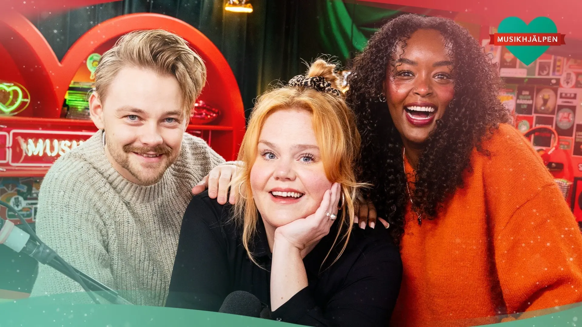 Hampus Hedström, Linnea Wikblad & Assia Dahir.