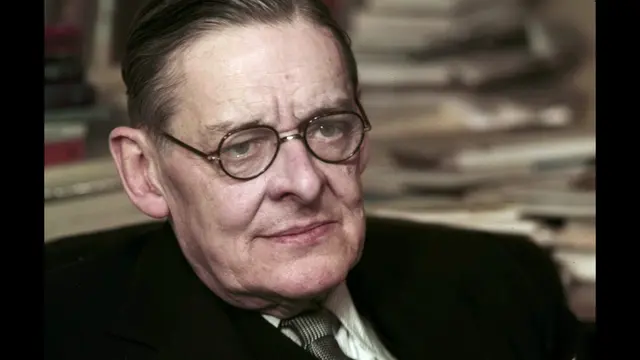 T.S. Eliot (1888-1965) tilldelades Nobelpriset i litteratur 1948.