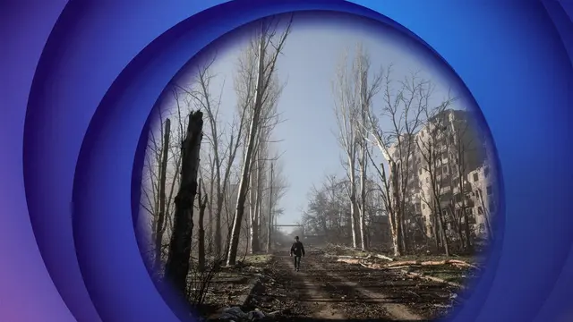 Image from the frontline town of Kostyantynivka in Donbas, eastern Ukraine. Taken in the middle of November 2025.