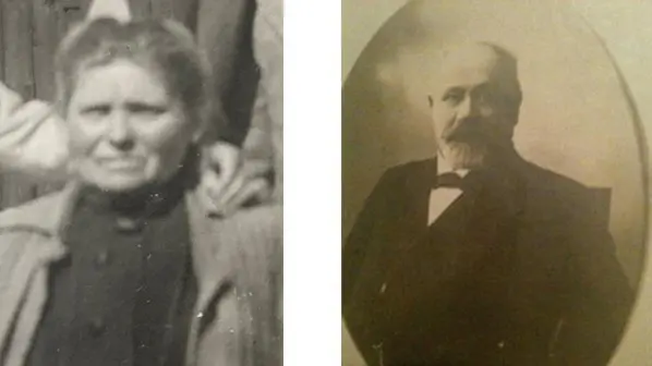 Abrahams föräldrar Sara von Feitelberg och Rafael Olschanski. Dessvärre finns inget känt foto på Abraham.