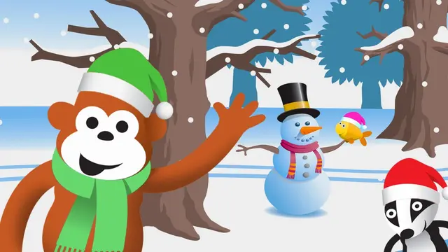 Goriljakin odottaa joulua kuuntelemalla Rokettia ja haaveilemalla lumesta!