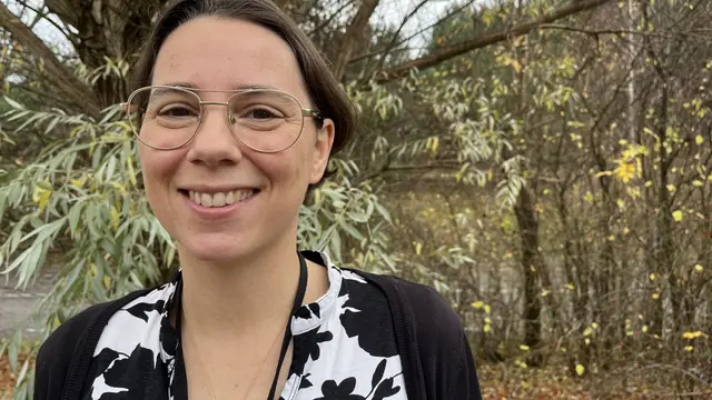 Sophie Grape, kärnfysiker på Uppsala universitet.