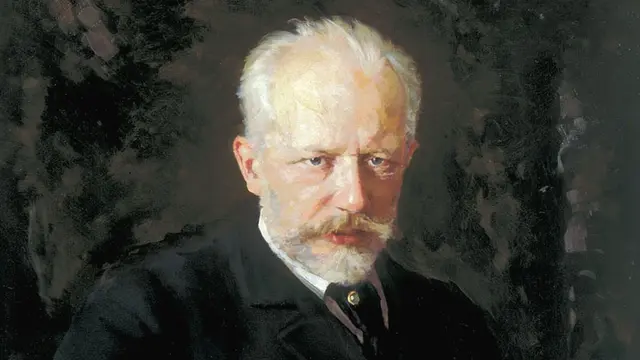 Porträtt av Peter Tjajkovskij av Nikolaj Kuznetsov