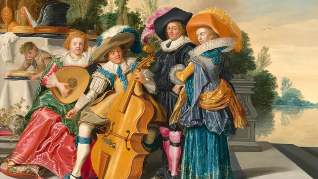 Merry Company on a Terrace, 1625