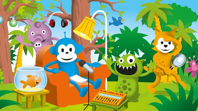 Programbild för Radioapan i Sagoskogen