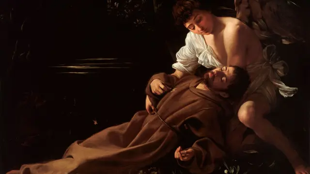 Saint Francis of Assisi in Ecstasy av Caravaggio 