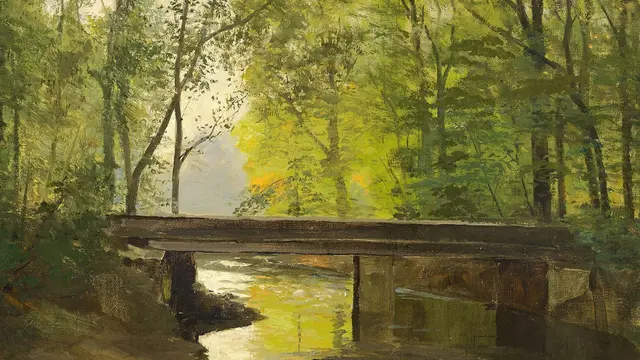Åløb gennem en sensommerskov av Anders Andersen-Lundby