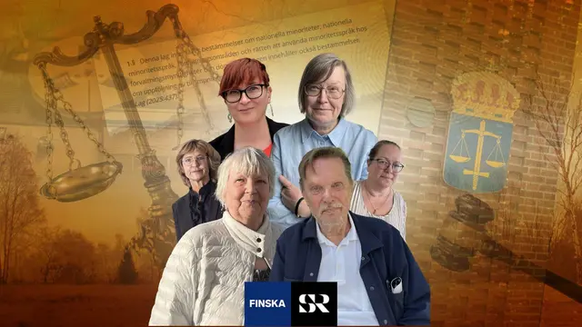 Eturivissä vasemmelta Marja Luusua, Paavo Vallius, keskellä vasemmalta Karin Åhman, Ulrika Geijer, takana vasemmalta Nina Jakku, Kaisa Syrjänen Schaal