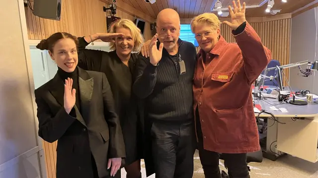 Jessika Gedin, Kattis Ahlström, Jonathan Lindström och Camilla Lif. 