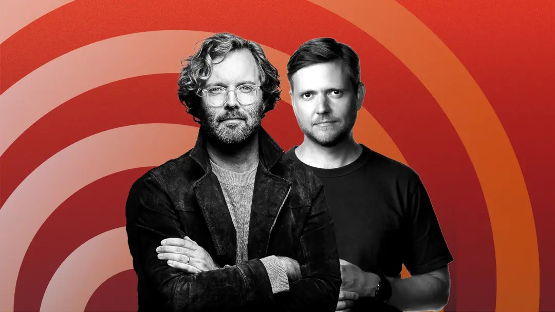 Porträttbild på Robin Olin och Axel Kronholm