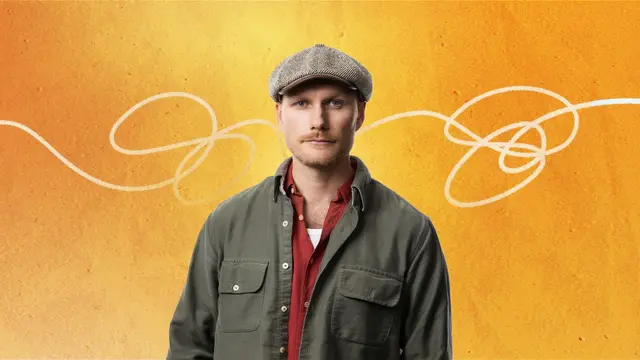 Programledare Olle Wiberg. 