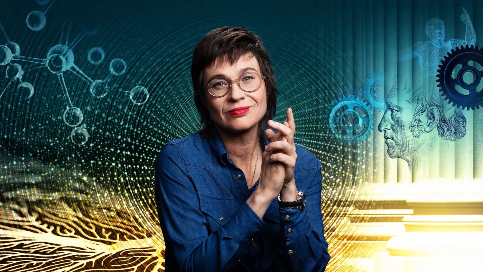 Foto på programledaren Cecilia Strömberg Wallin.