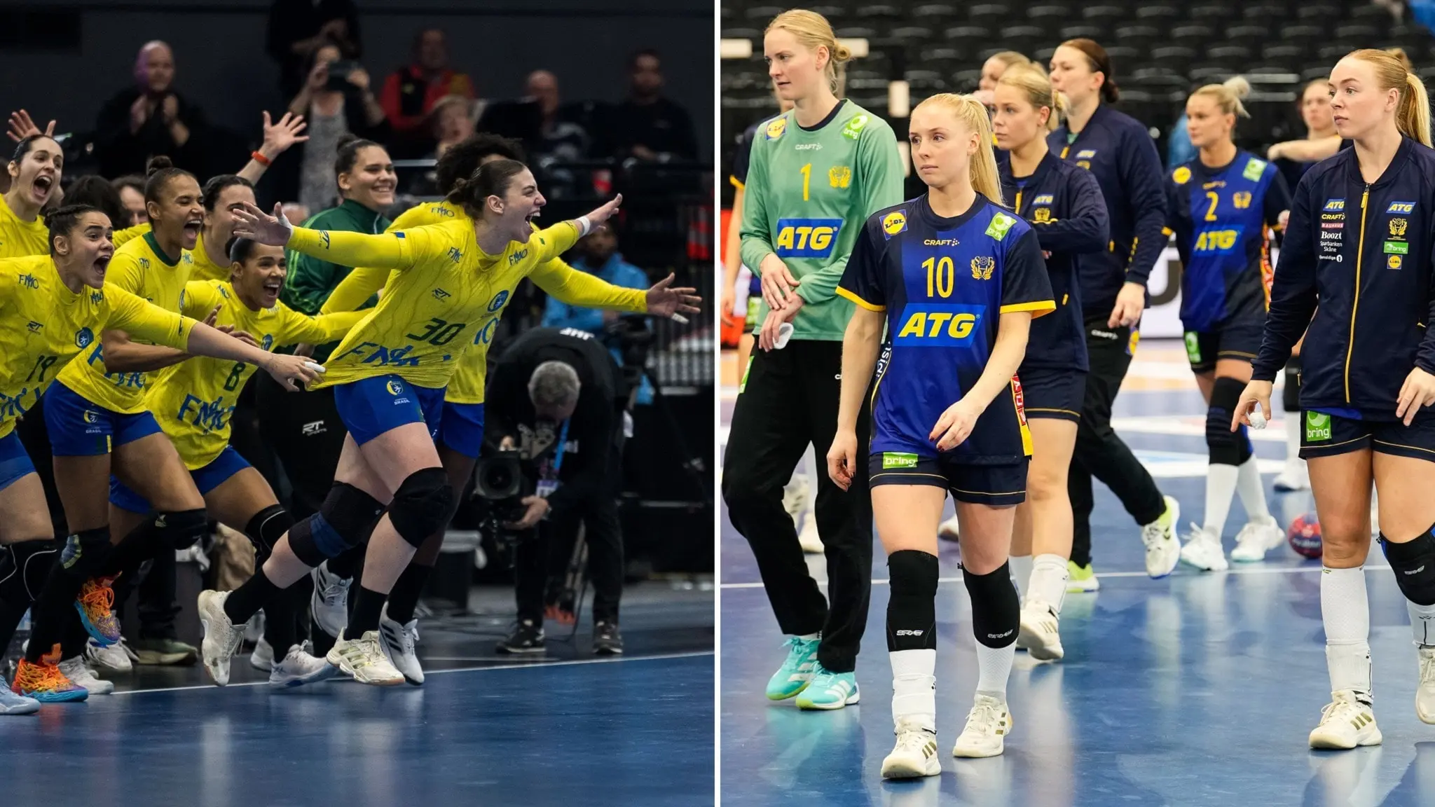 Brasilianskt jubel och svensk depp.