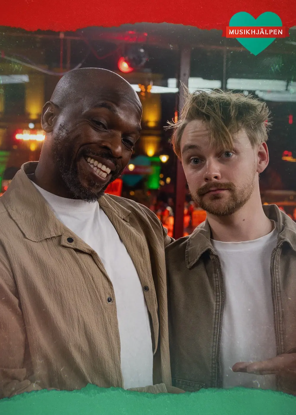 Kodjo Akolor och Hampus Hedström i buren