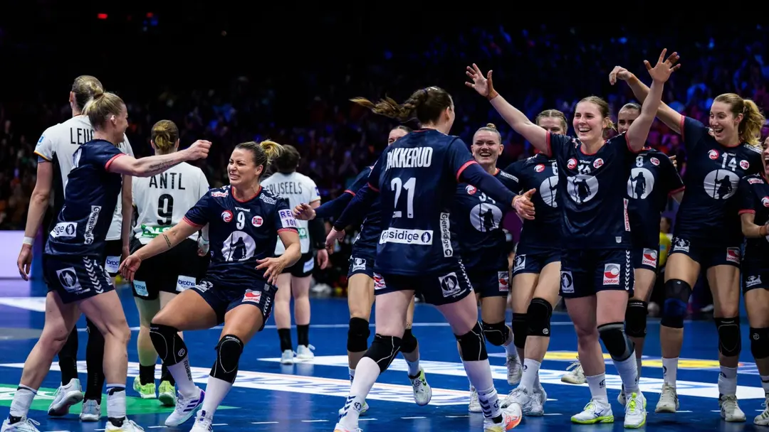 Norges handbollsdamer.