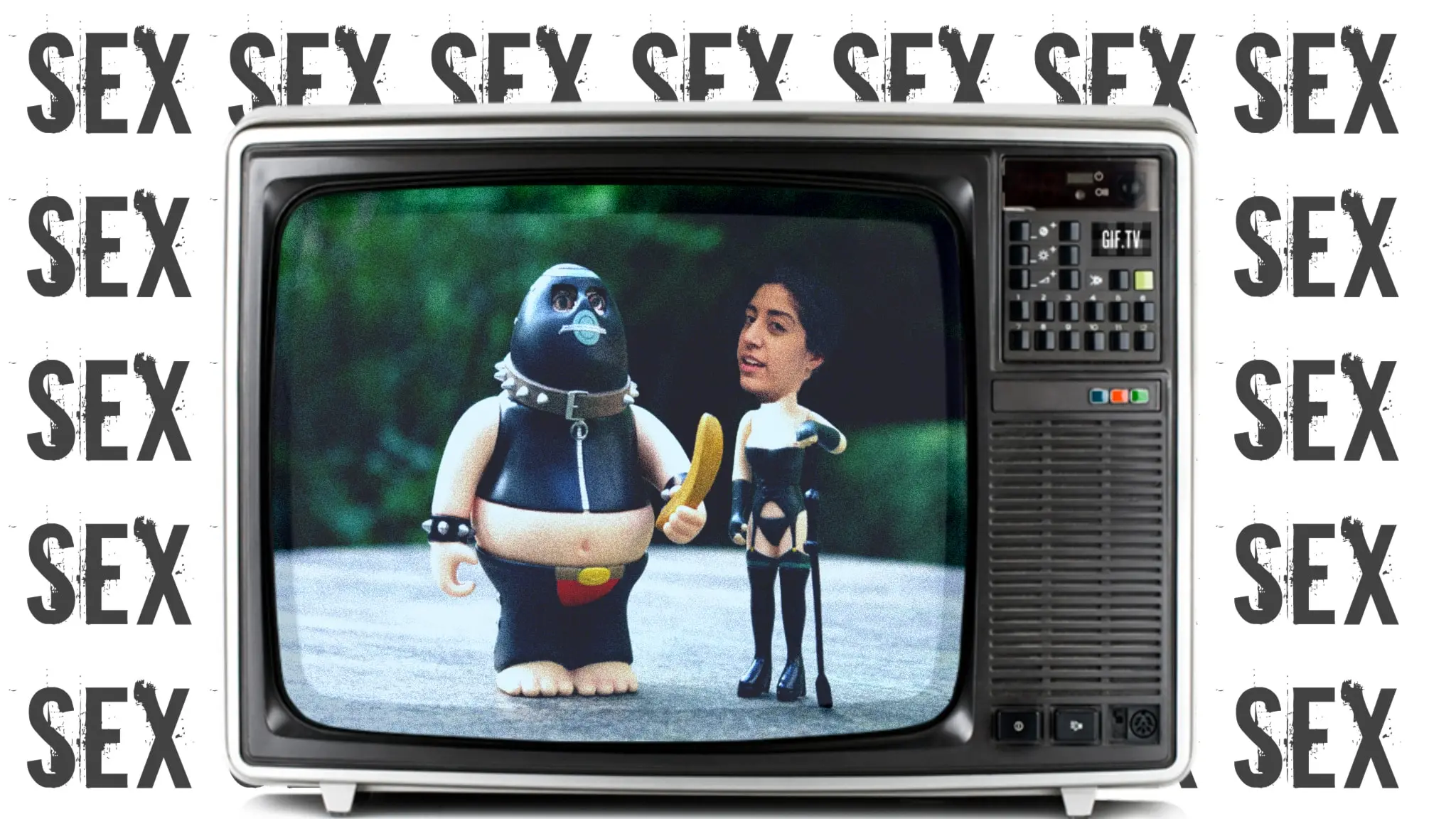 Juan och Suzi i sina BDSM-kostymer. Foto: SR och c-reel.com/flickr/CC BY-NC-SA 2.0