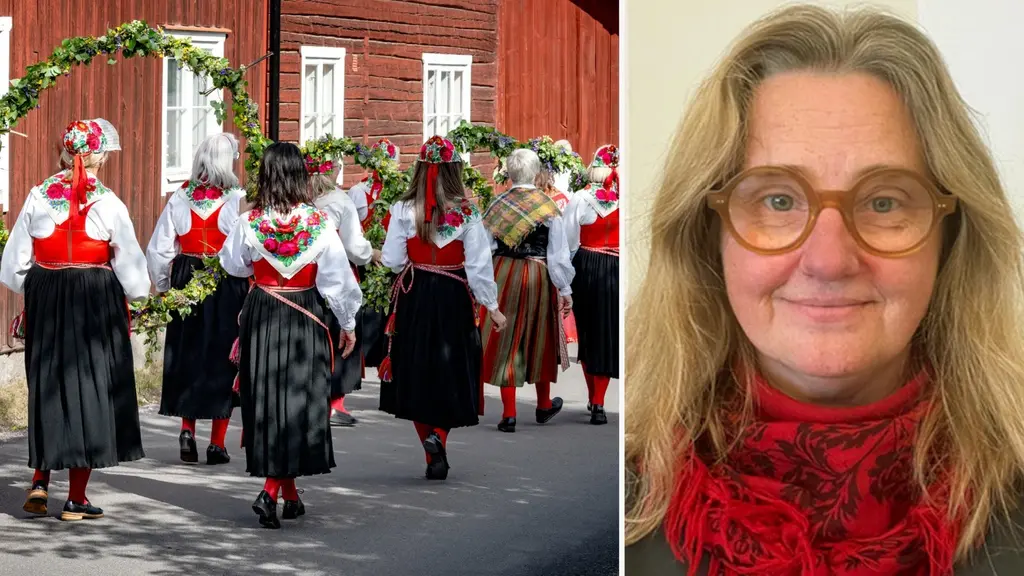 Anna Lindqvist Adolfsson, folkdräktsexpert på Konstfack.