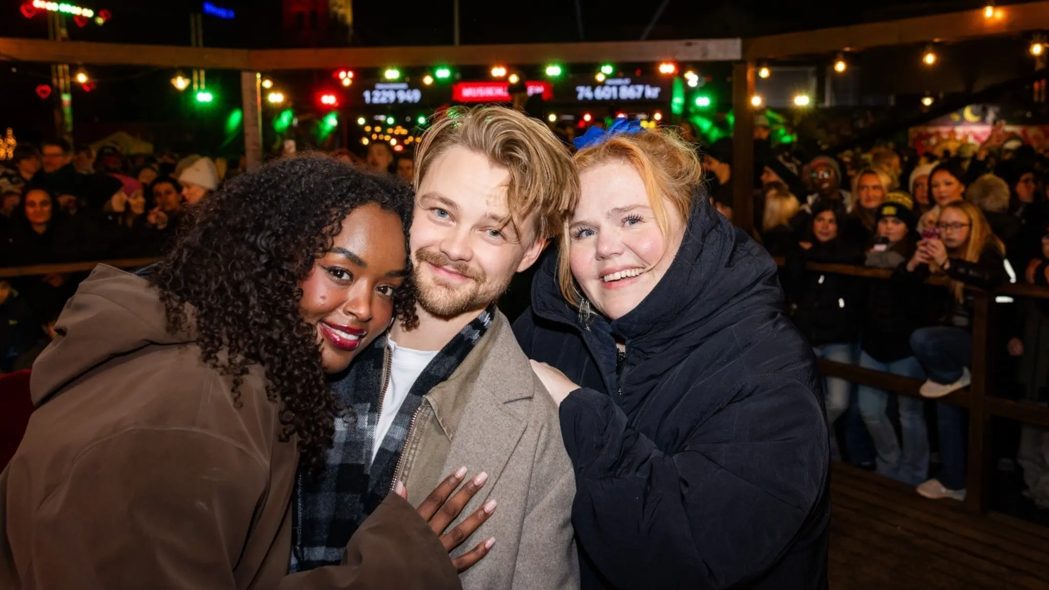 Assia Dahir, Hampus Hedström och Linnea Wikblad
