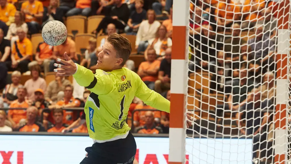 Kristianstads målvakt Leo Larsson 