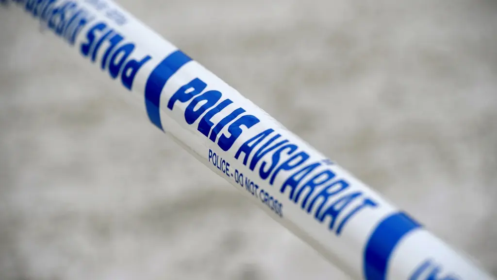 Polisavspärrningsband.
