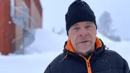 Kalle Grenemark Ruottin ampumhihtosta olympialisissa. 