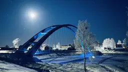 Kuukauen kuvakilpailun voittaja oon Maria Pekkari kuvala Täränön sillasta.