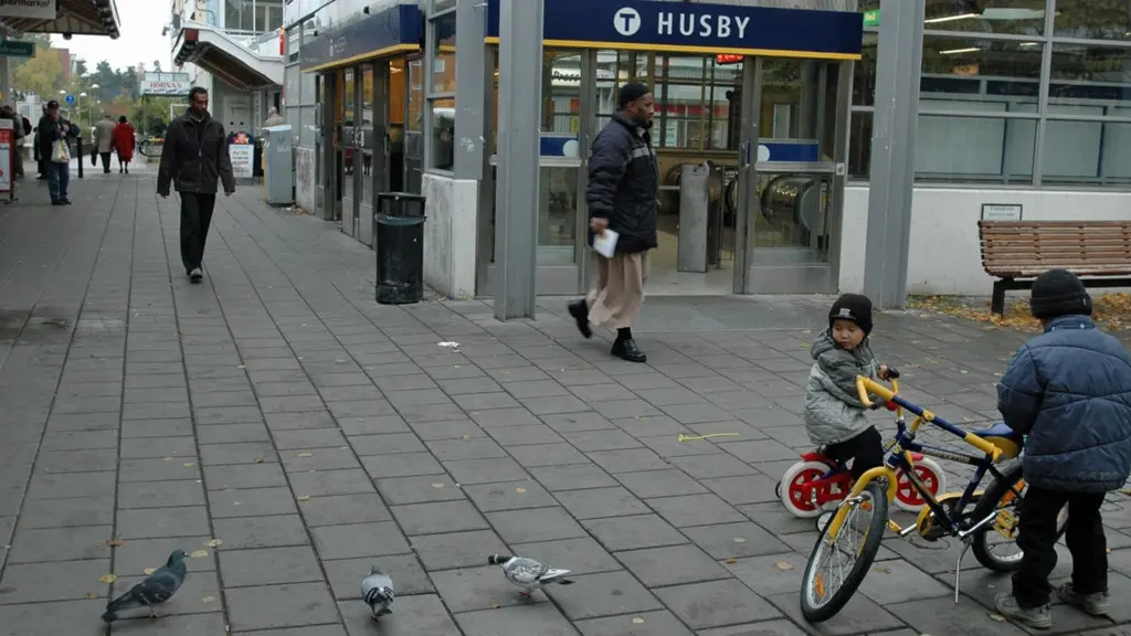 Tunnelbanestationen i Husby. Foto: Scanpix.