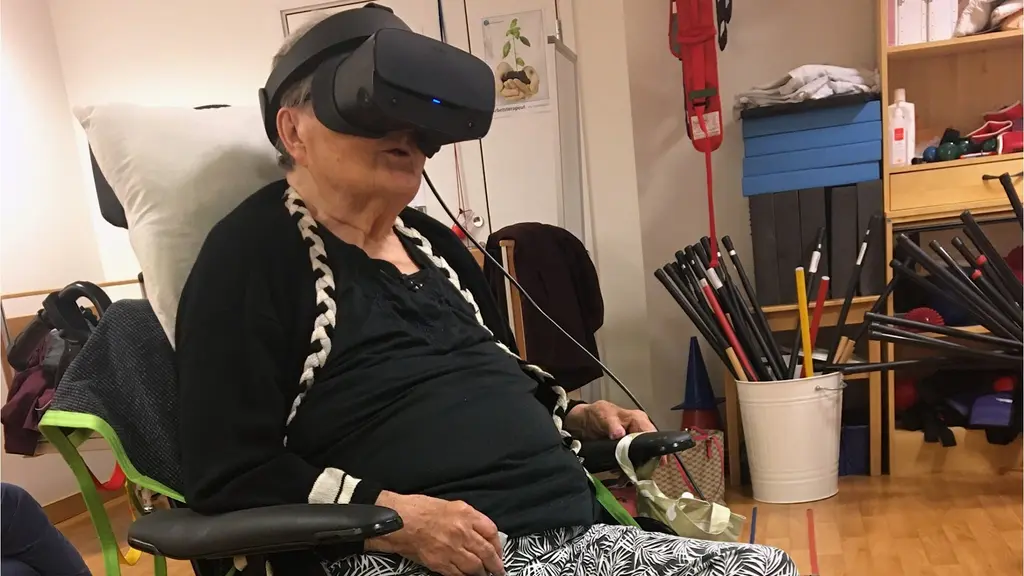 VR på Björnkulla äldreboende.