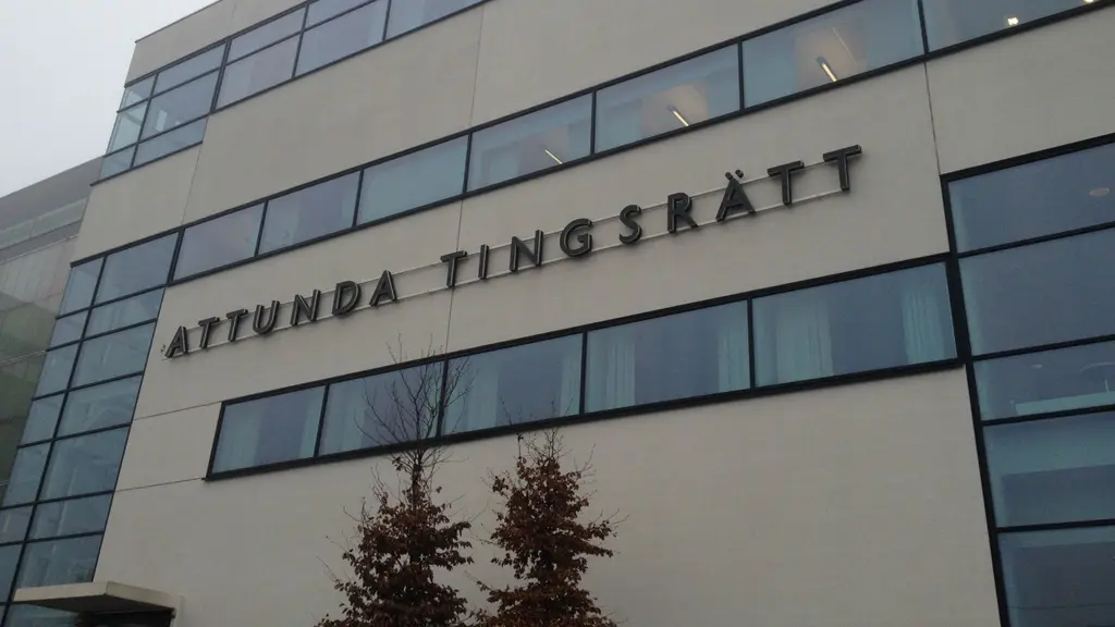 De två häktades i Attunda tingsrätt. Foto: Siri Hill/SR