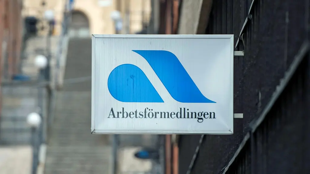 Skylt Arbetsförmedlingen