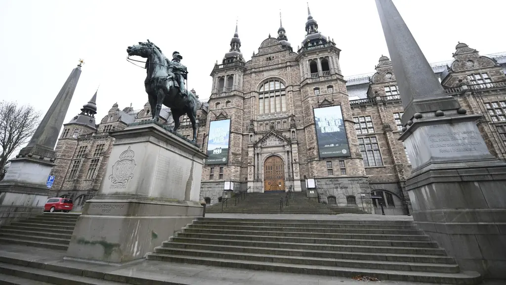 Bild på byggnaden där Nordiska museet huserar.