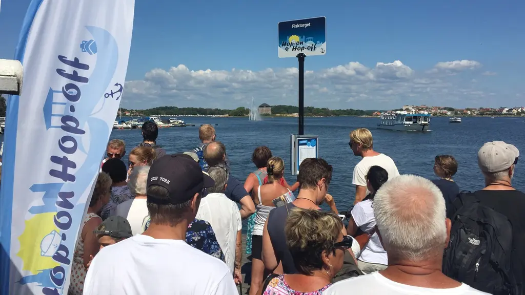 turistbåt, sommar, båt, kaj, guide, kajkant, rundtur, hav, skärgård, skärgårdstur, skärgårdsbåt
