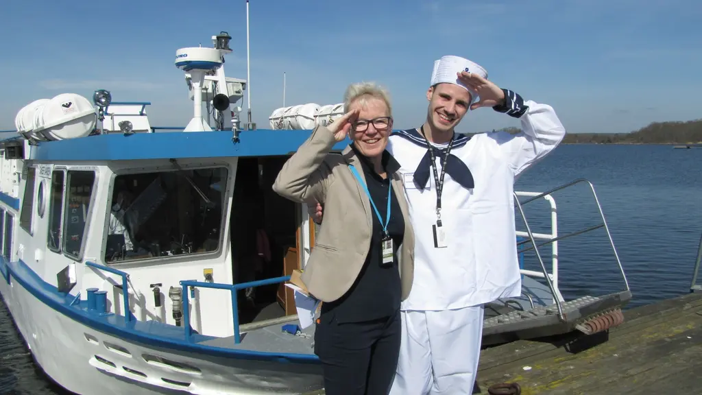 Ulrika Wilke och Markus Hellberg, två av projektledarna för öppet hus på BTH.