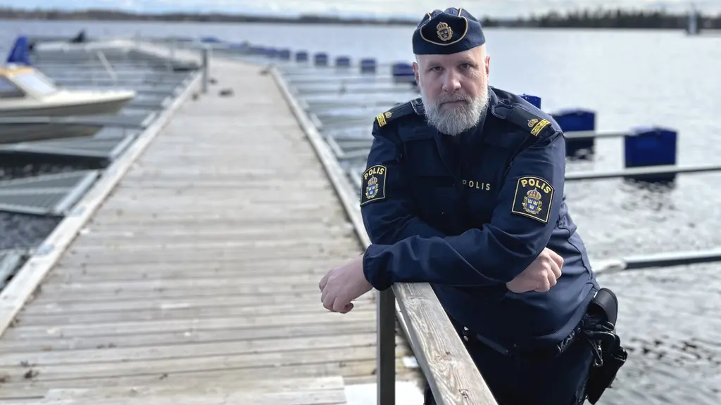 John Forsman, båtansvarig inom polisen i region syd.