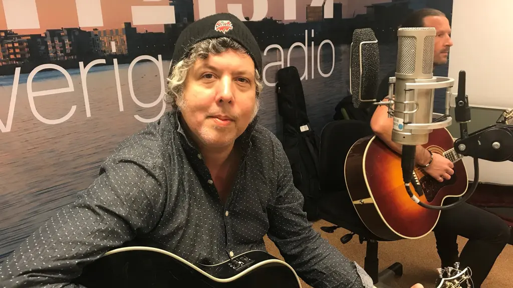 Alex Fridell i studion. Foto: Anna Gustafsson/Mamselle Music