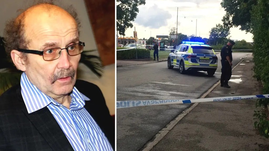 kammaråklagare Christer Sammens. Polisavspärrning efter skottlossning. 